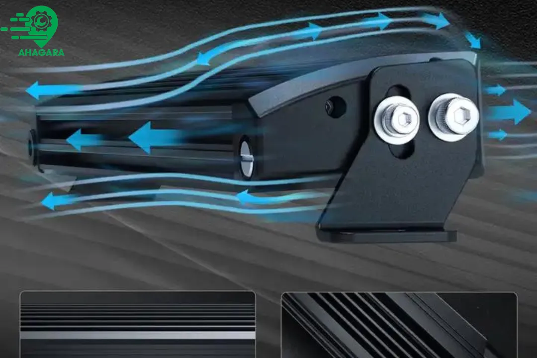 Hệ thống tản nhiệt chất lượng cao của đèn nóc xe bán tải led bar
