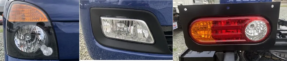 Cụm đèn halogen và đèn sương mù của xe Hyundai H150