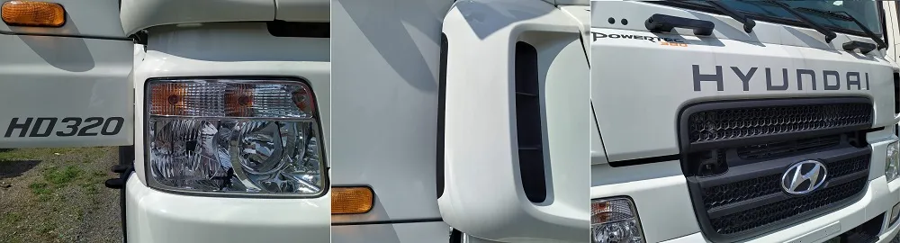 Cụm đèn pha Halogen cường độ cao trên xe HD320