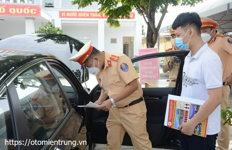 Quy trình kiểm tra xe tại địa điểm đăng ký biển số