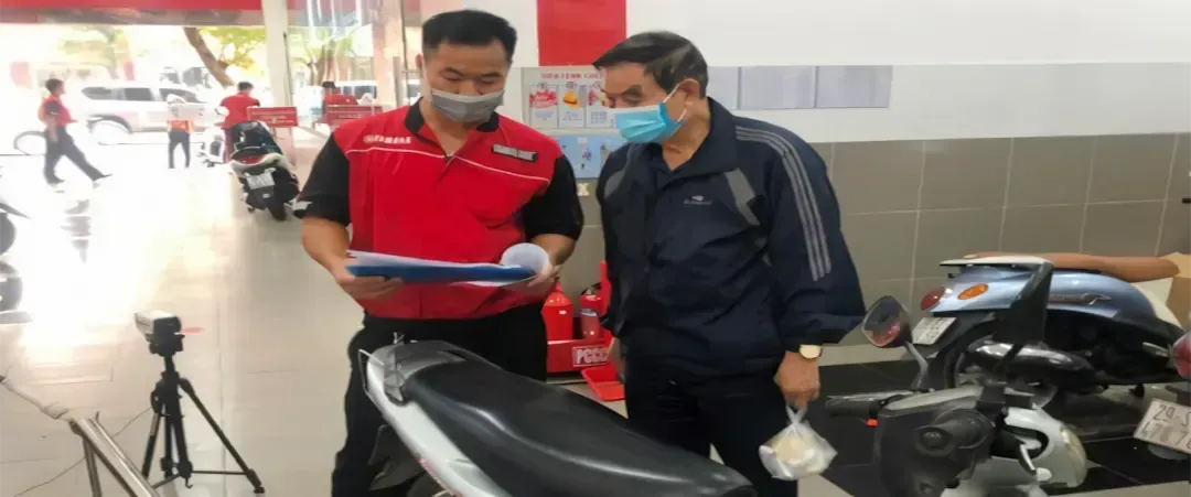 Quy trình kiểm định khí thải xe máy