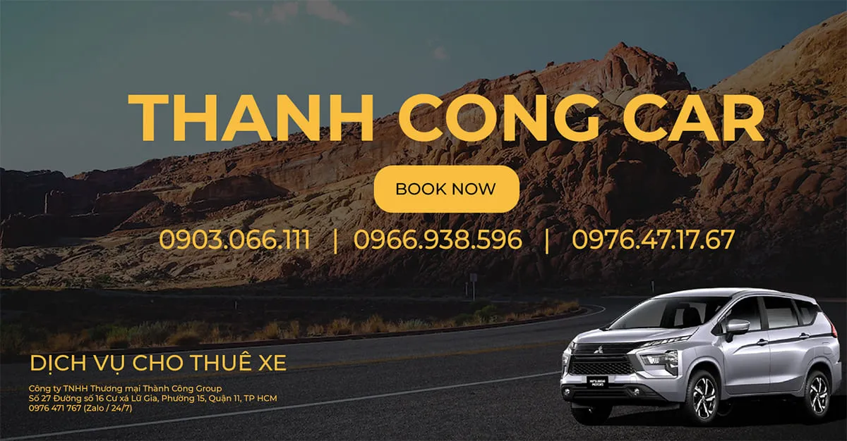 Dịch vụ Thành Công cung cấp xe ô tô 24 chỗ giá bình dân