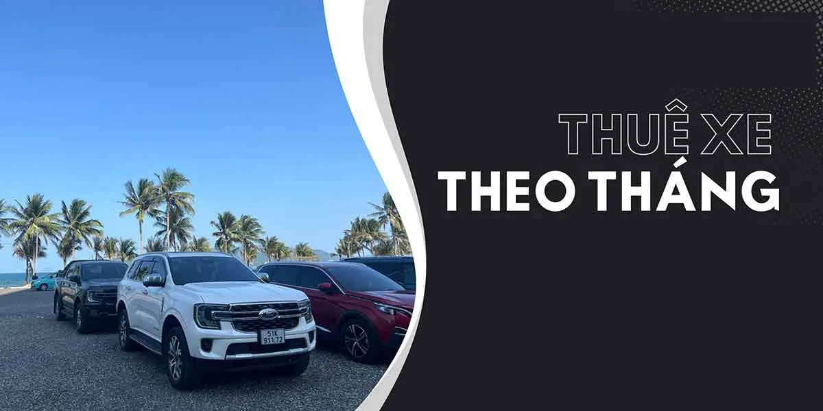Dịch vụ cho thuê xe ô tô theo tháng phổ biến tại các thành phố lớn