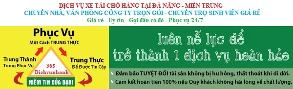 dịch vụ xe tải chở hàng đà nẵng
