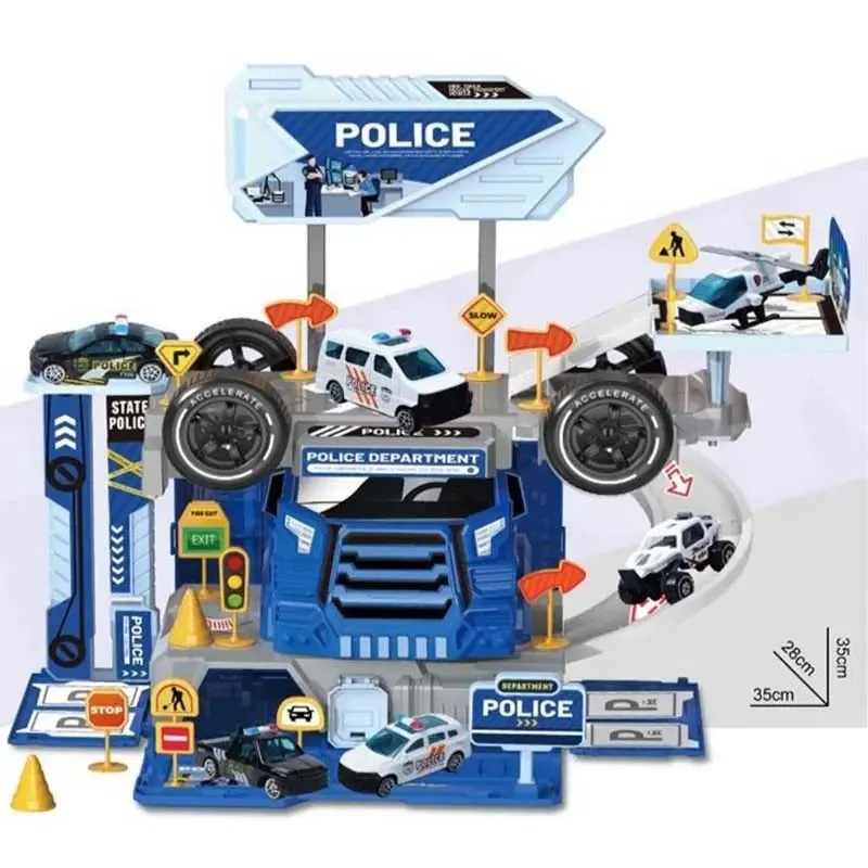 Mô hình xe ô tô biến hình linh hoạt cùng các chi tiết lắp ghép