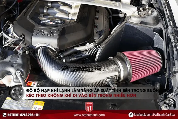 Cấu tạo bộ nạp khí lạnh Cold Air Intake giúp độ công suất ô tô