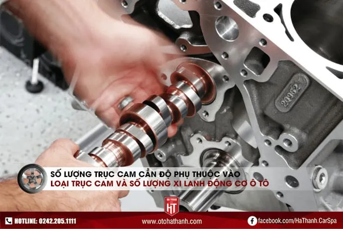Chi tiết trục cam hiệu suất cao dùng để độ công suất ô tô