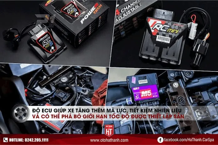 Bộ điều khiển ECU được nâng cấp khi độ công suất ô tô