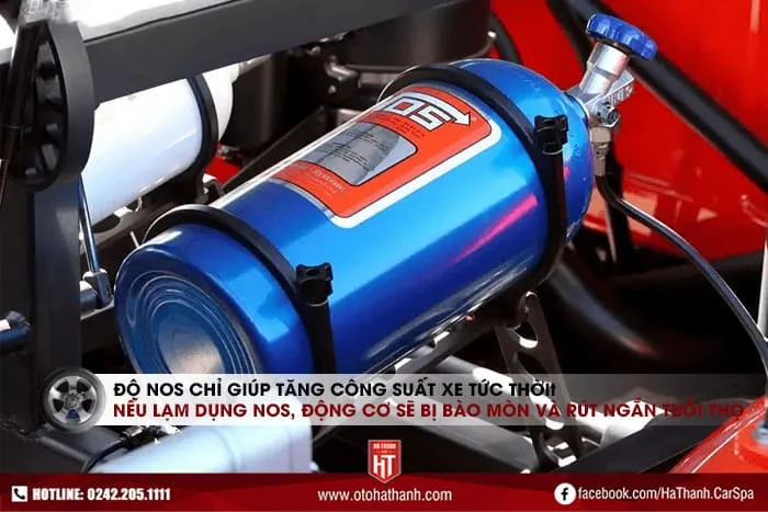 Hệ thống phun khí Nitrous Oxide System (NOS) để độ công suất ô tô