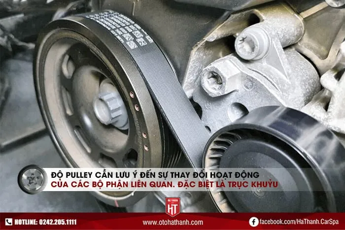Pulley nhẹ (Lightweight Pulley) giúp tối ưu hóa công suất động cơ ô tô