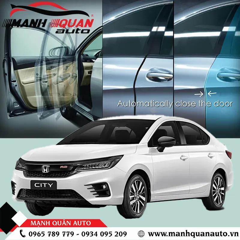 Độ Cửa Hít Ô Tô Honda City Tại Tphcm