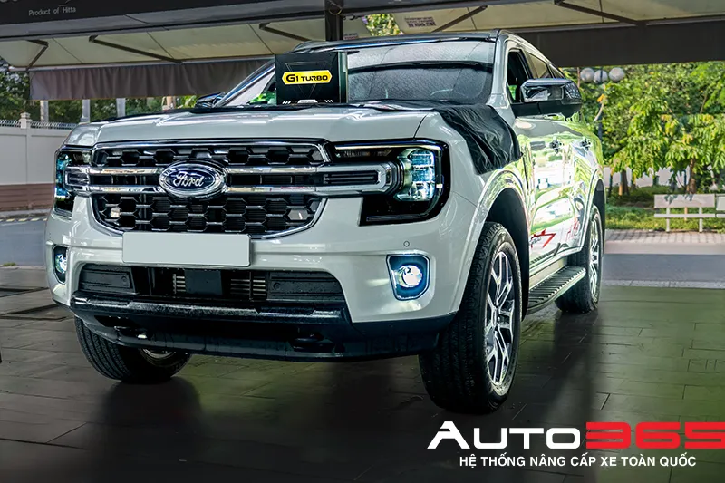 Bi gầm GTR G1 Turbo tích hợp mắt quỷ thời trang lắp trên gầm xe bán tải