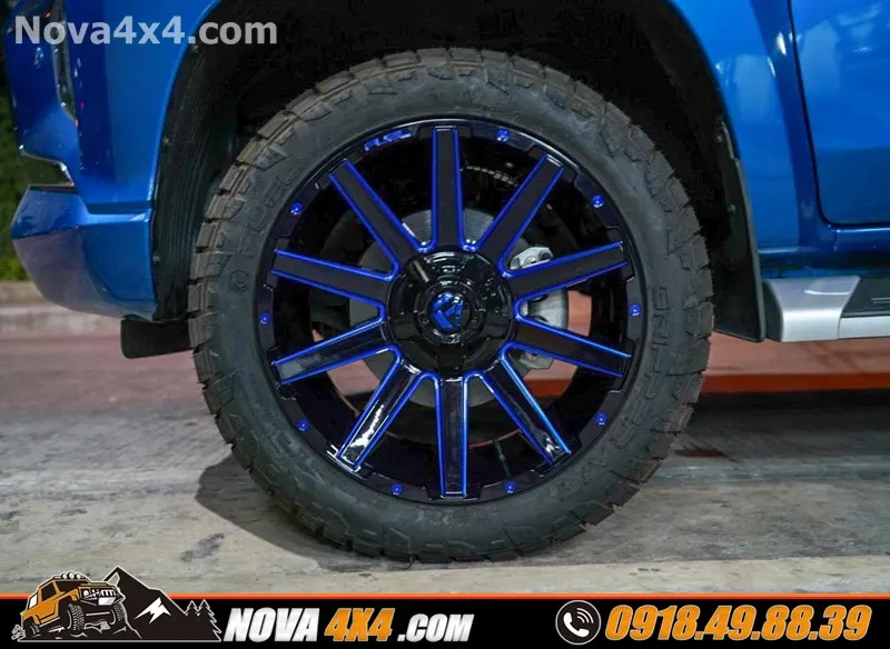 Nova 4x4 chuyên cung cấp mâm độ cho xe bán tải Mitsubishi Triton 2019