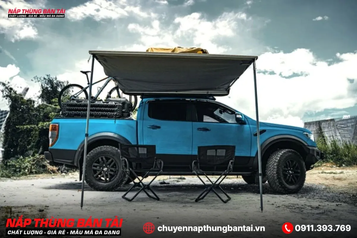 Kiểm tra xe bán tải có nắp thùng trước khi đăng kiểm