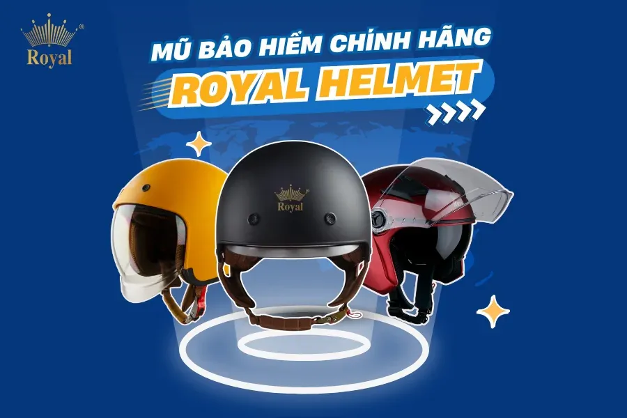 Mũ bảo hiểm Royal Helmet cam kết đạt chuẩn QCVN