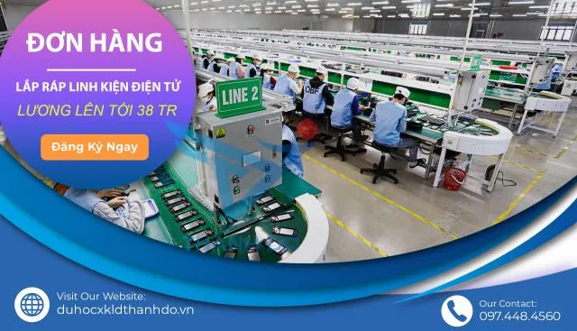 ÄÆ¡n hÃ ng láº¯p rÃ¡p linh kiá»‡n Ä‘iá»‡n tá»­ táº¡i Nháº­t Báº£n