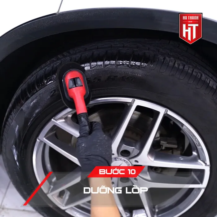 Vệ sinh và dưỡng lốp ô tô