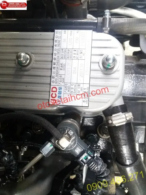 Động cơ Euro 4 HFC4DF1-2D2 của xe ben Jac 3 khối bền bỉ