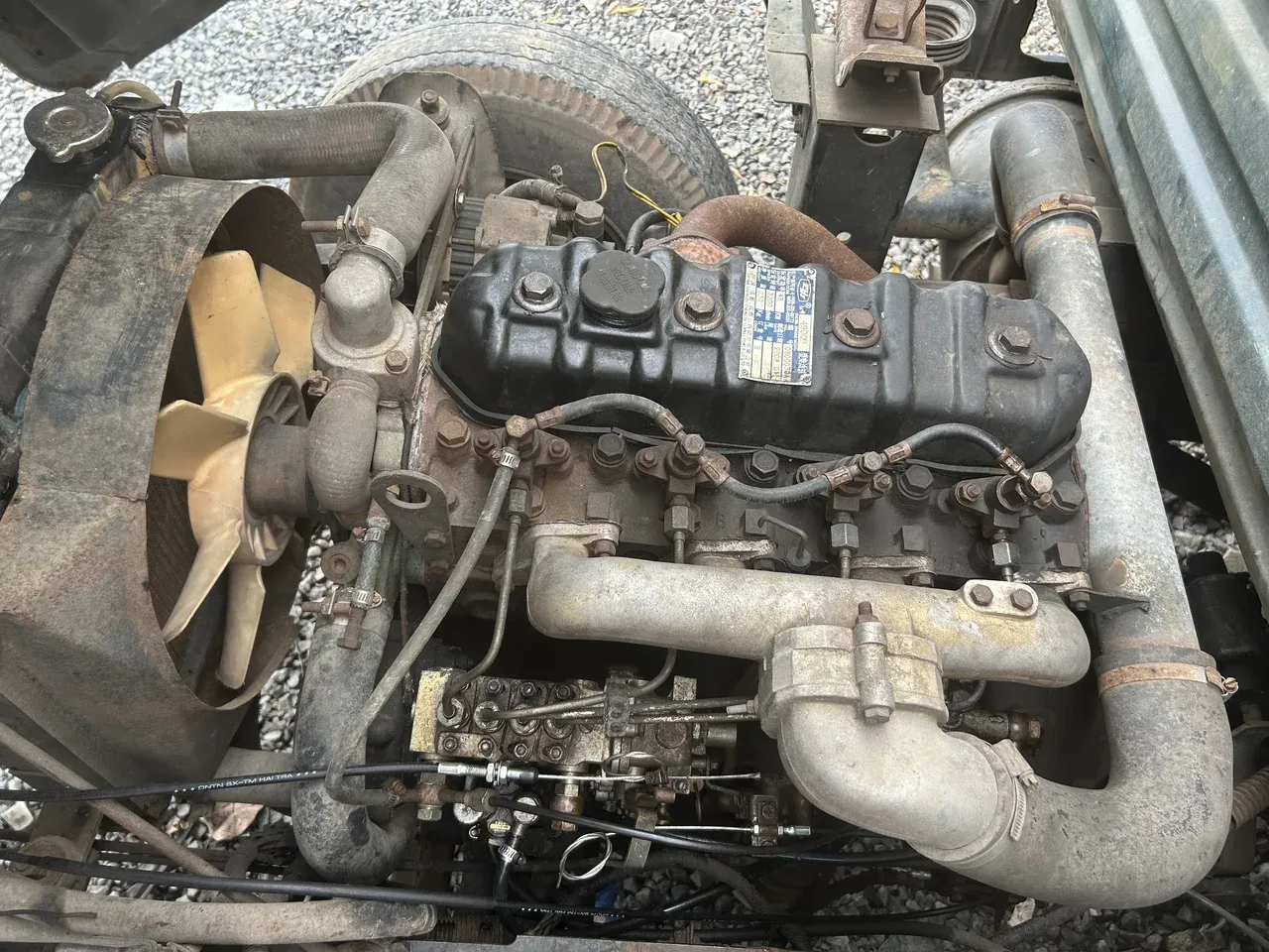 Động cơ xe Thaco 1.25 tấn hoạt động bình thường