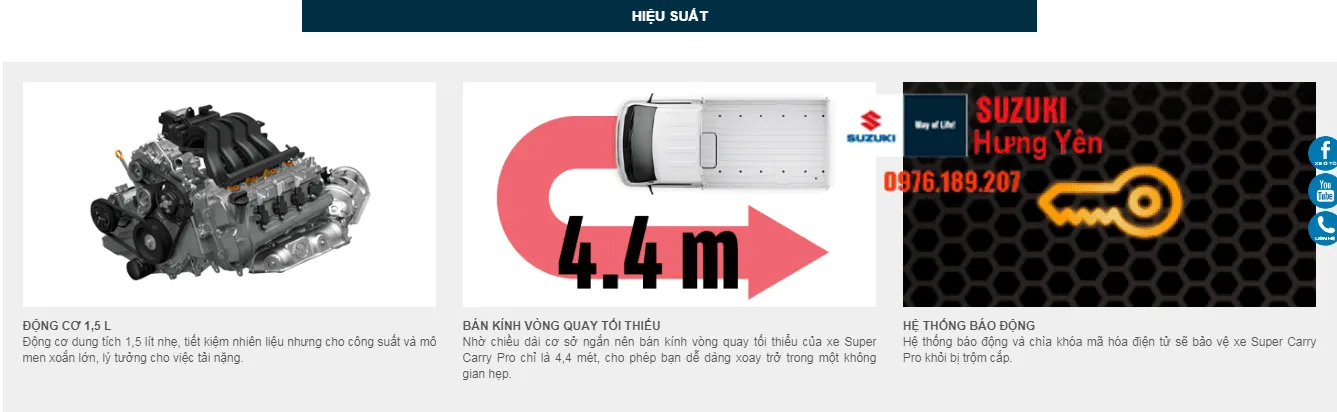 Động cơ Suzuki 750kg