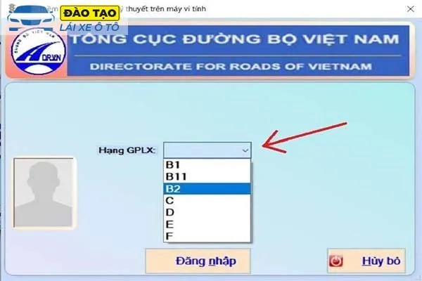 Chọn hạng bằng lái xe B2 để bắt đầu ôn thi