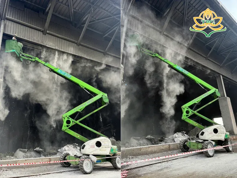 Dự án thuê xe nâng người boom lift tại vũng tàu