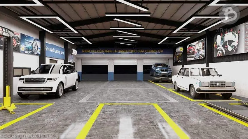 Dự trù kinh phí đầu tư và vận hành dài hạn cho xưởng sửa chữa ô tô