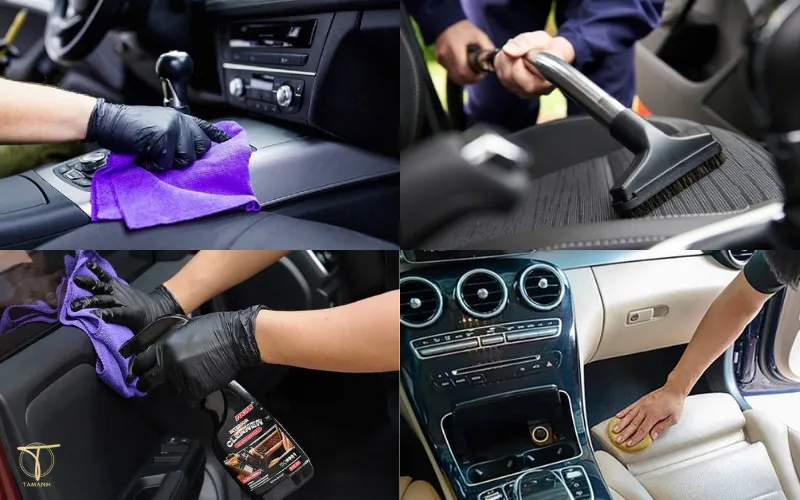 Dụng cụ vệ sinh ghế da ô tô