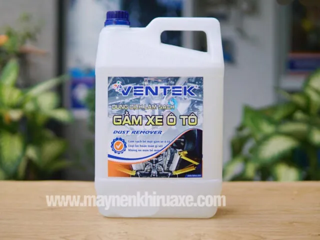 Kết hợp máy rửa xe ô tô tốt nhất hiện nay với dung dịch tẩy rửa gầm chuyên dụng Ventek