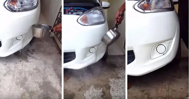 Dùng Nước Sôi Xử Lý Vết Móp Lõm Trên Thân Ô Tô