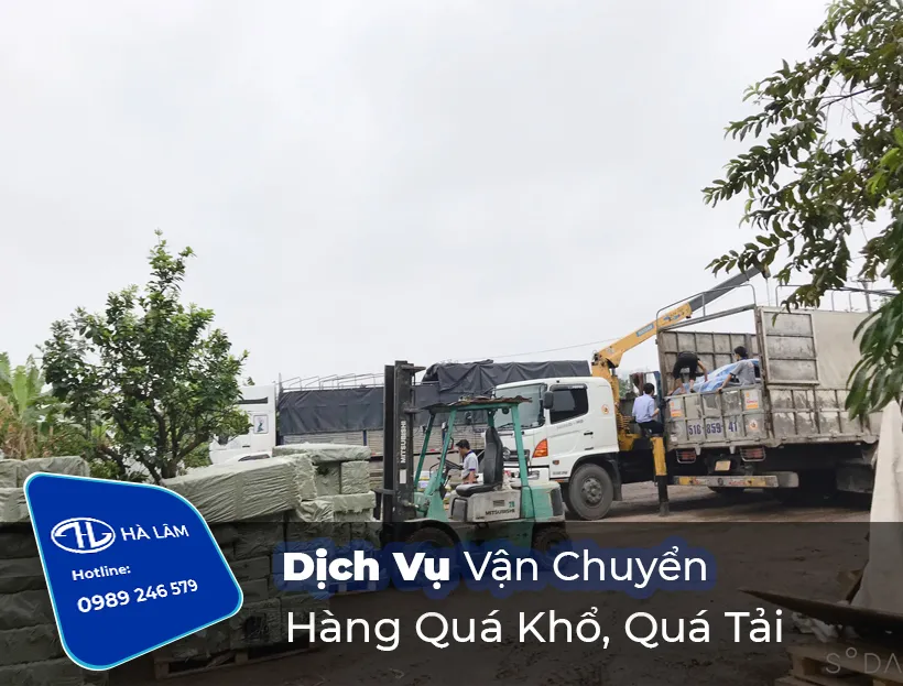 Hà Lâm vận hành các dòng xe chuyên dụng để chuyển đổi các loại hàng hóa quá khổ quá tải phục vụ dự án công trình
