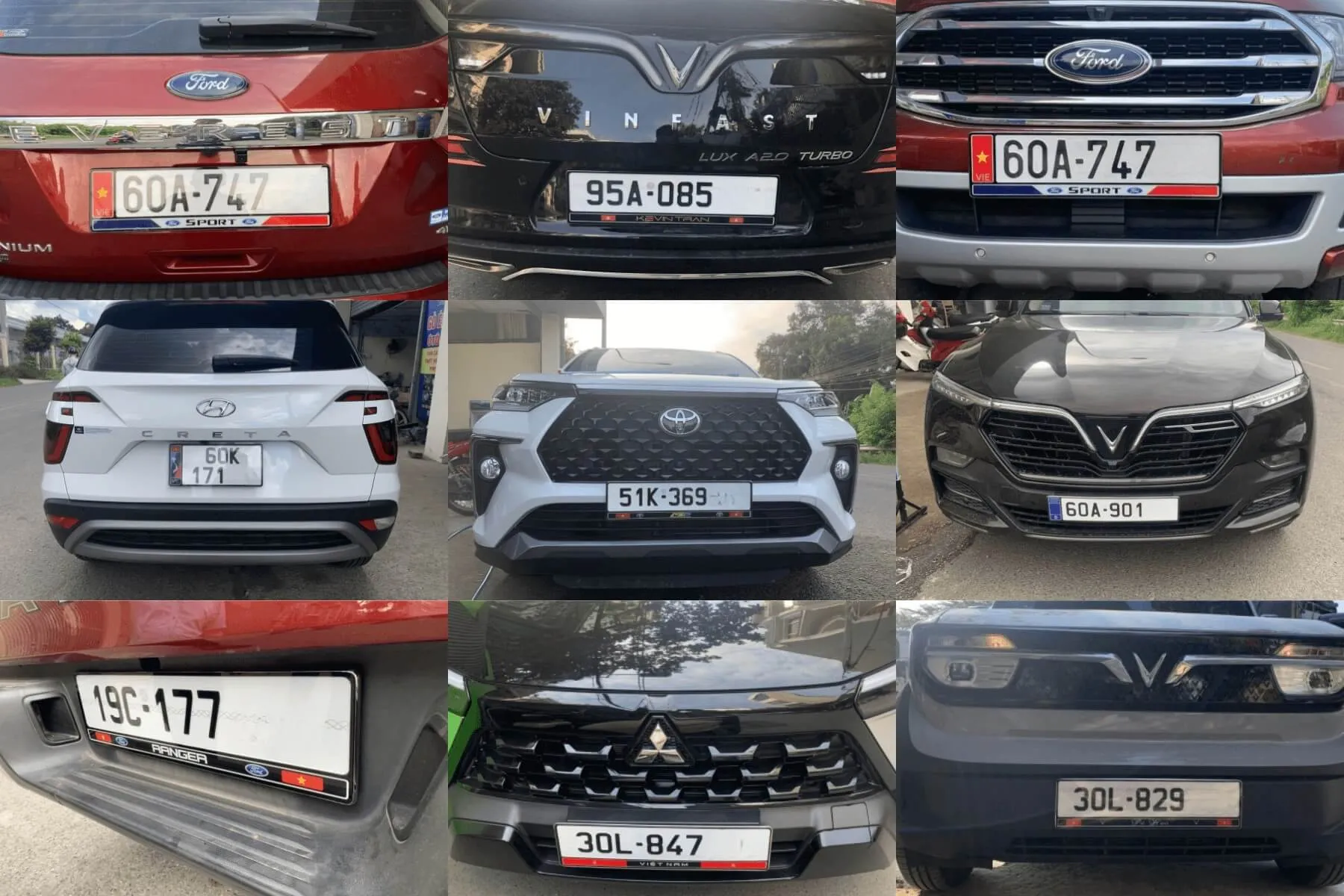 Biển cờ logo theo hãng xe tại Phụ kiện xe VIP