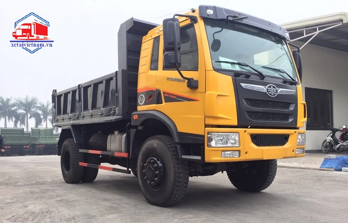 Xe ben Trường Giang 8 tấn cầu dầu 4x4 ngoại thất tổng thể