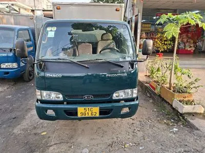 Kia K165 2017 màu xanh thùng mui bạt tại Quận Bình Tân chuyên chở hàng hóa nội đô