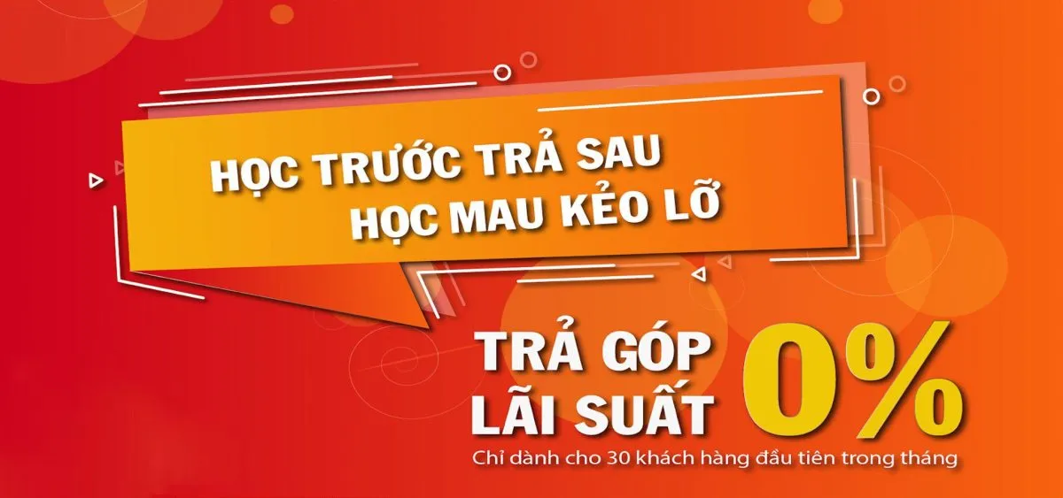 Chương trình chia tổng học phí học lái xe ô tô thành 2 lần đóng trong 60 ngày
