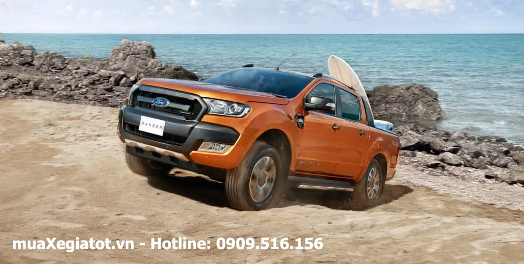 Mẫu xe bán tải Ford Ranger Wildtrak 2018, một trong những phiên bản có giá xe bán tải ford 2018 cao nhất
