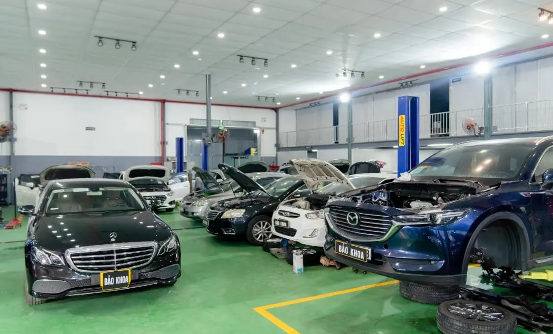Dịch vụ chất lượng cao tại garage ô tô bảo khoa nhận được sự tin tưởng từ khách hàng
