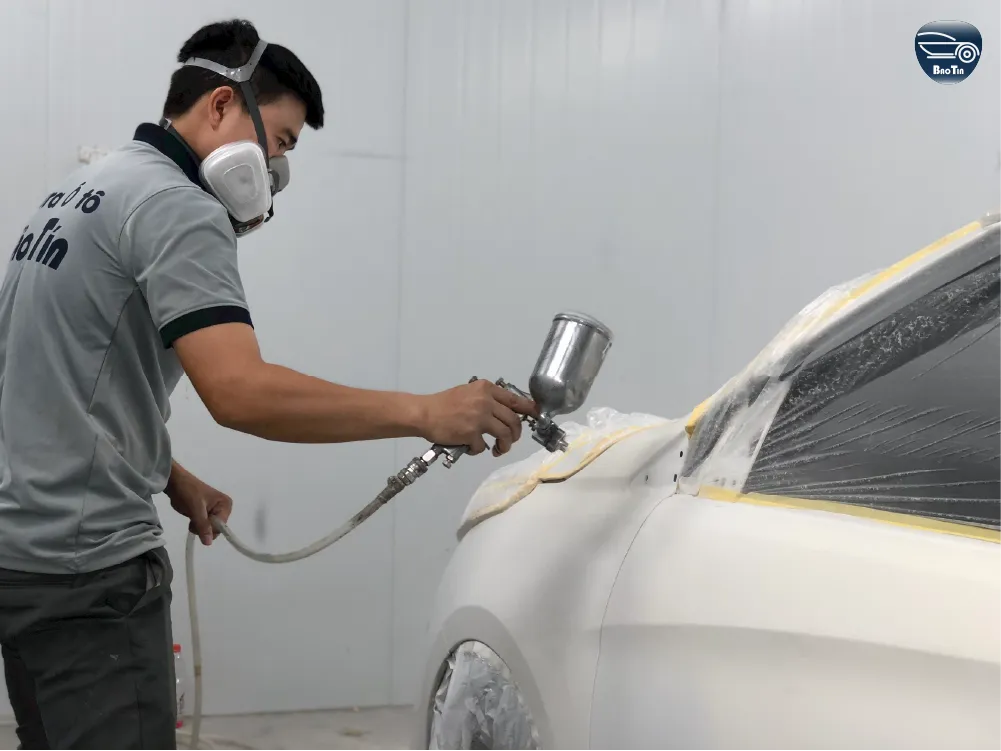 Sơn xe tại Bảo Tín