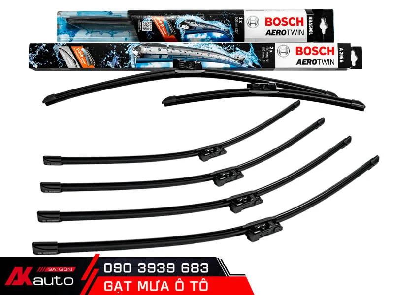 Gạt mưa Bosch với thiết kế đặc biệt, độ bền cao