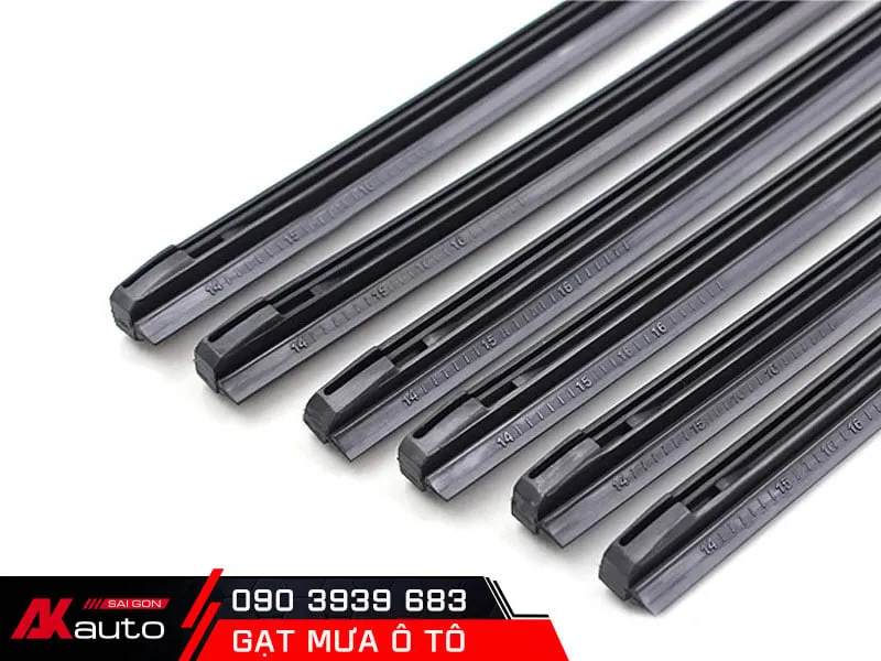 Lưỡi gạt cao su, làm sạch tốt