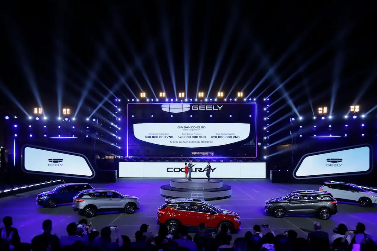 Geely cho ra mắt các mẫu xe chiến lược Monjaro, EX5, Coolray tại thị trường Việt Nam