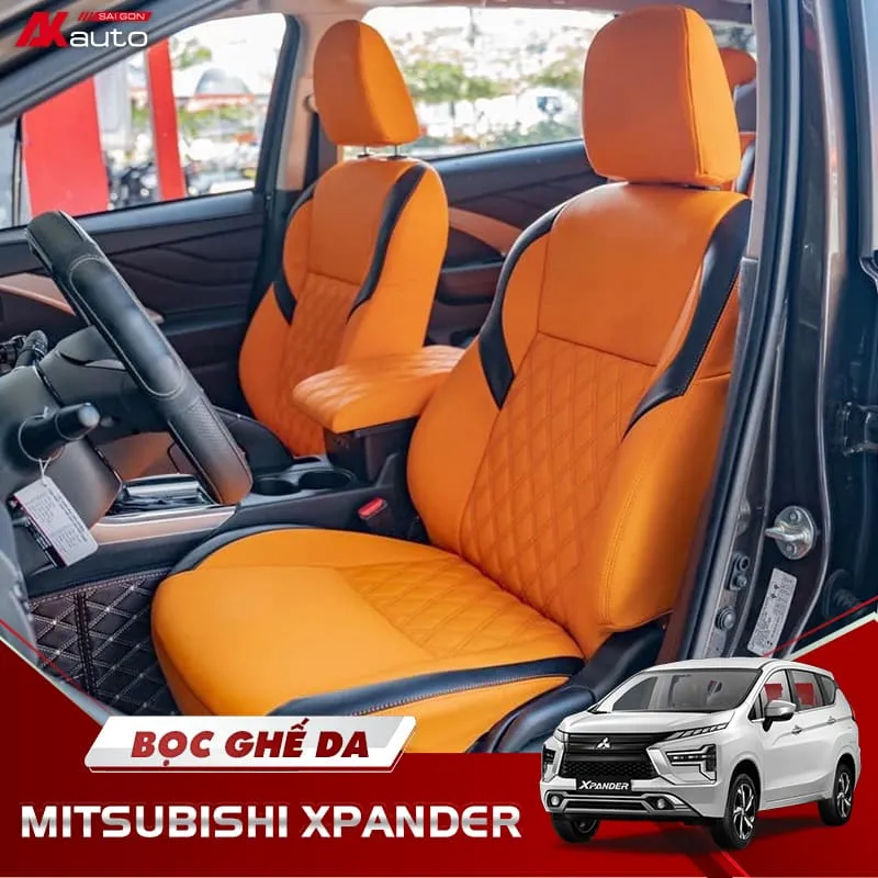bọc ghế da ô tô Mitsubishi Xpander 7 chỗ nội thất sang trọng