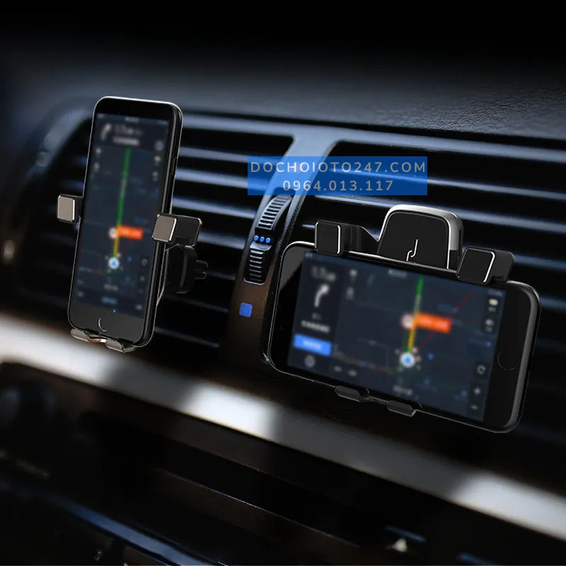 Giá đỡ điện thoại kẹp cửa gió ô tô chất lượng cao, bền bỉ