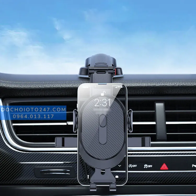 Mẫu giá đỡ điện thoại trên ô tô với thiết kế nhỏ gọn, hiện đại