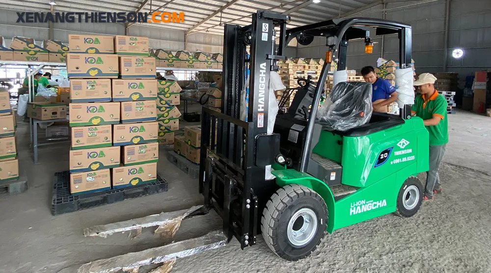 Giá xe nâng điện Hangcha cập nhật