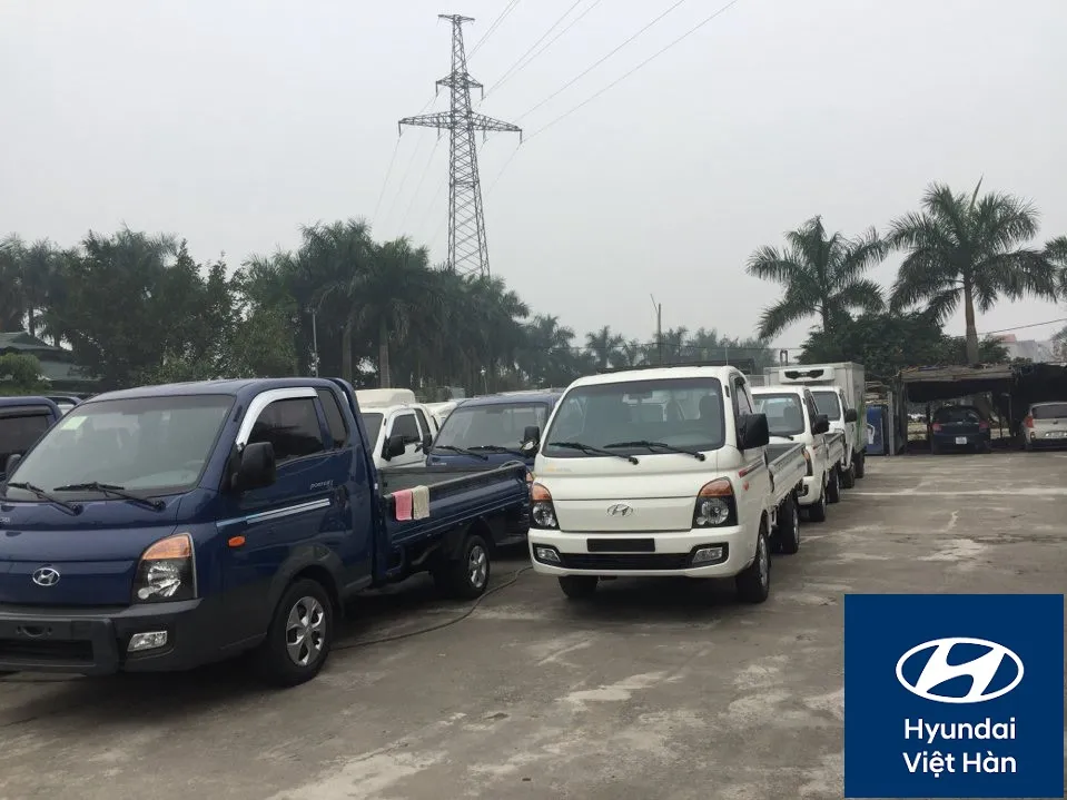 Mẫu xe tải Hyundai Porter II cũ được nhiều hộ kinh doanh lựa chọn