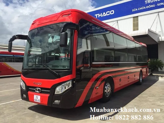 Xe giường nằm Thaco Mobihome 120SL với thiết kế hiện đại, động cơ Weichai Euro 4