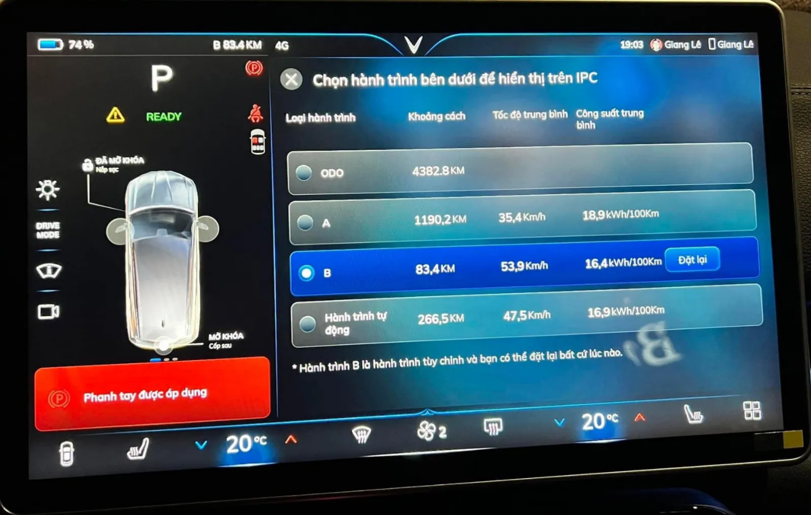 Chi phí điện trên xe VinFast VF8