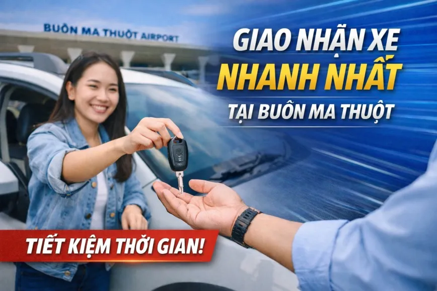 Giao nhận xe khi thuê xe