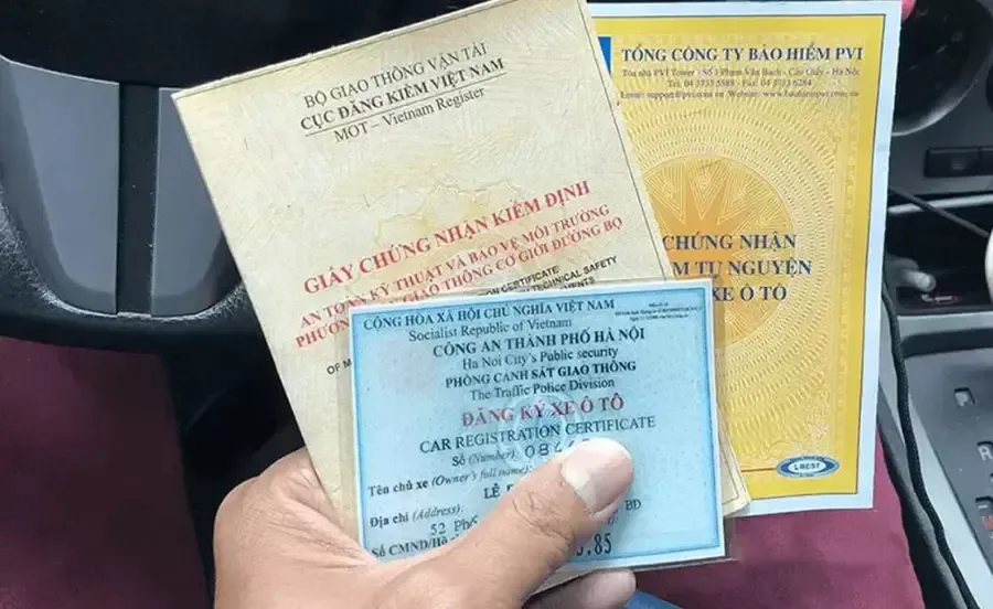 Giấy tờ cần chuẩn bị khi đăng kiểm ô tô